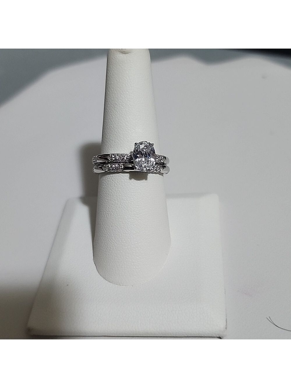 Brand New Sterling Silver 925 2 pcs Set Ring